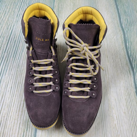 New COLE HAAN leather Zero grand hiker waterproof boots